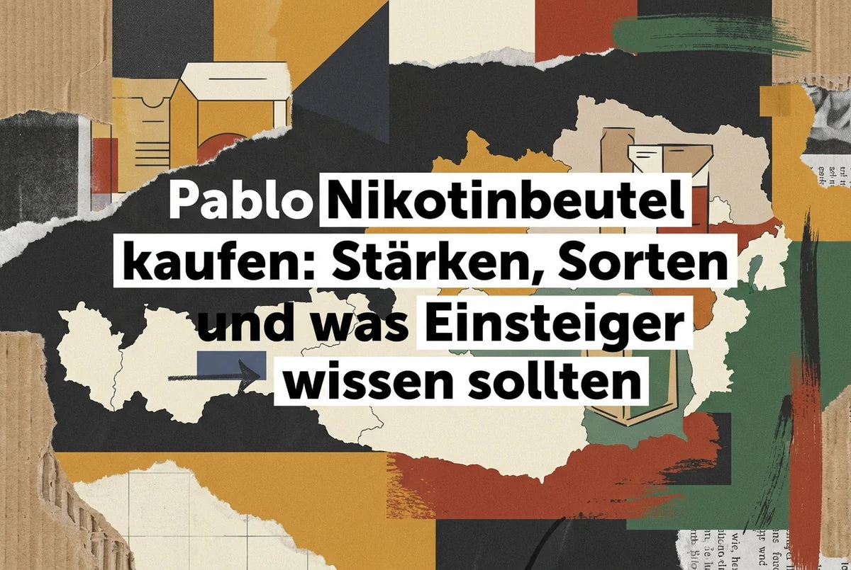 Professional header image for list-based article: Pablo Nikotinbeutel kaufen: Stärken, Sorten und was Einst...