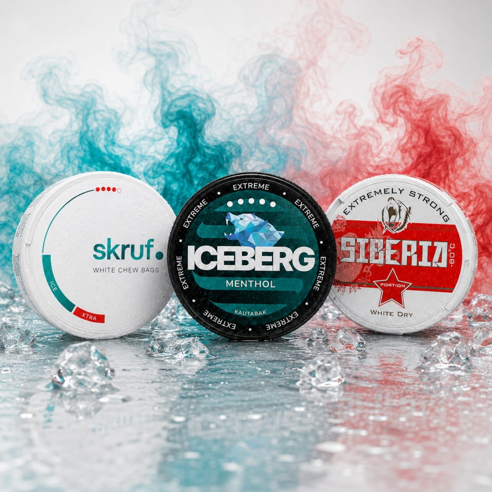 Frost Mix Bundle – Skruf Xtra, Iceberg Menthol &amp; Siberia Red