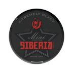 Siberia -80° White Dry Black Mini energy drink can with white and black design, front view showing product branding and label.