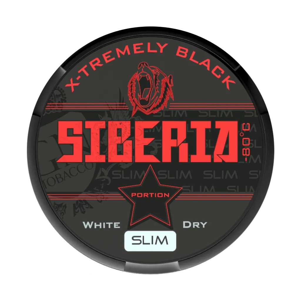 Siberia -80° White Dry Black Slim Snus kaufen