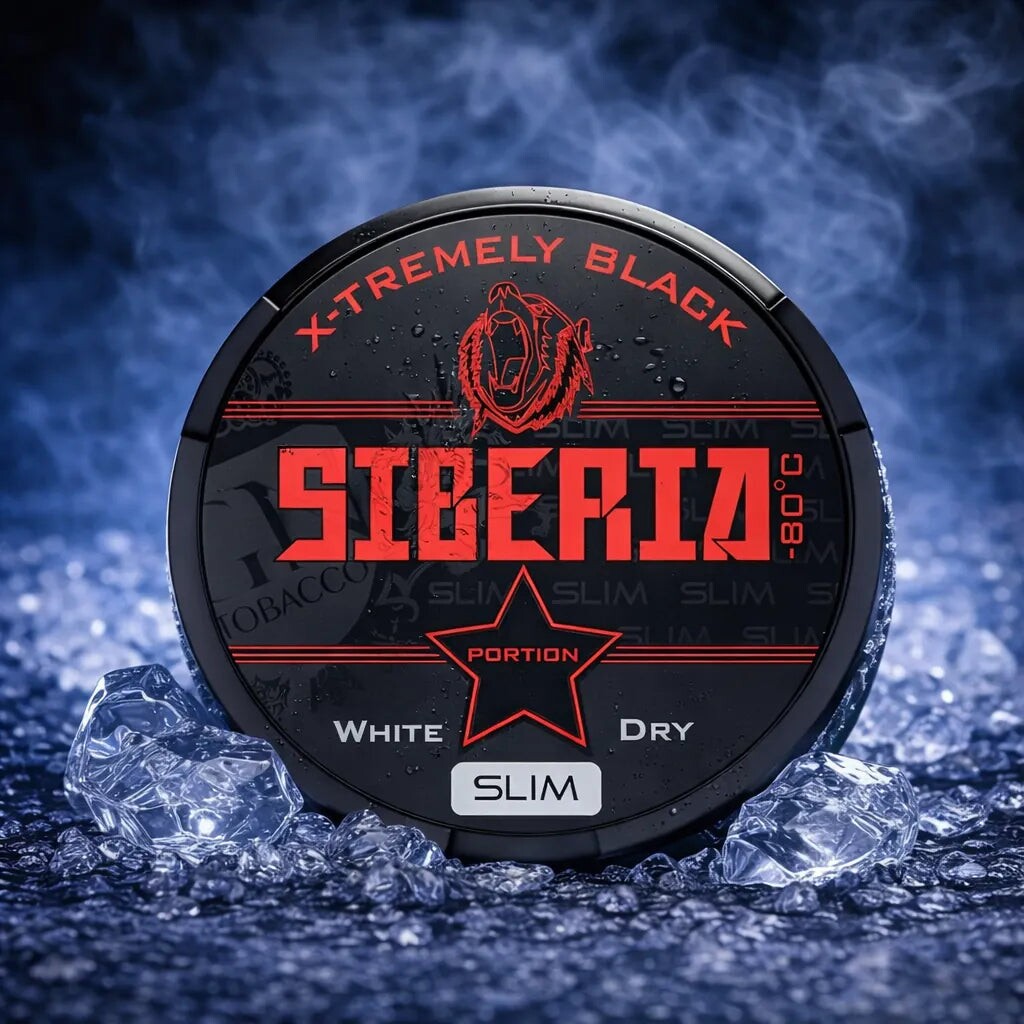 Siberia -80° White Dry Black Slim Snus kaufen
