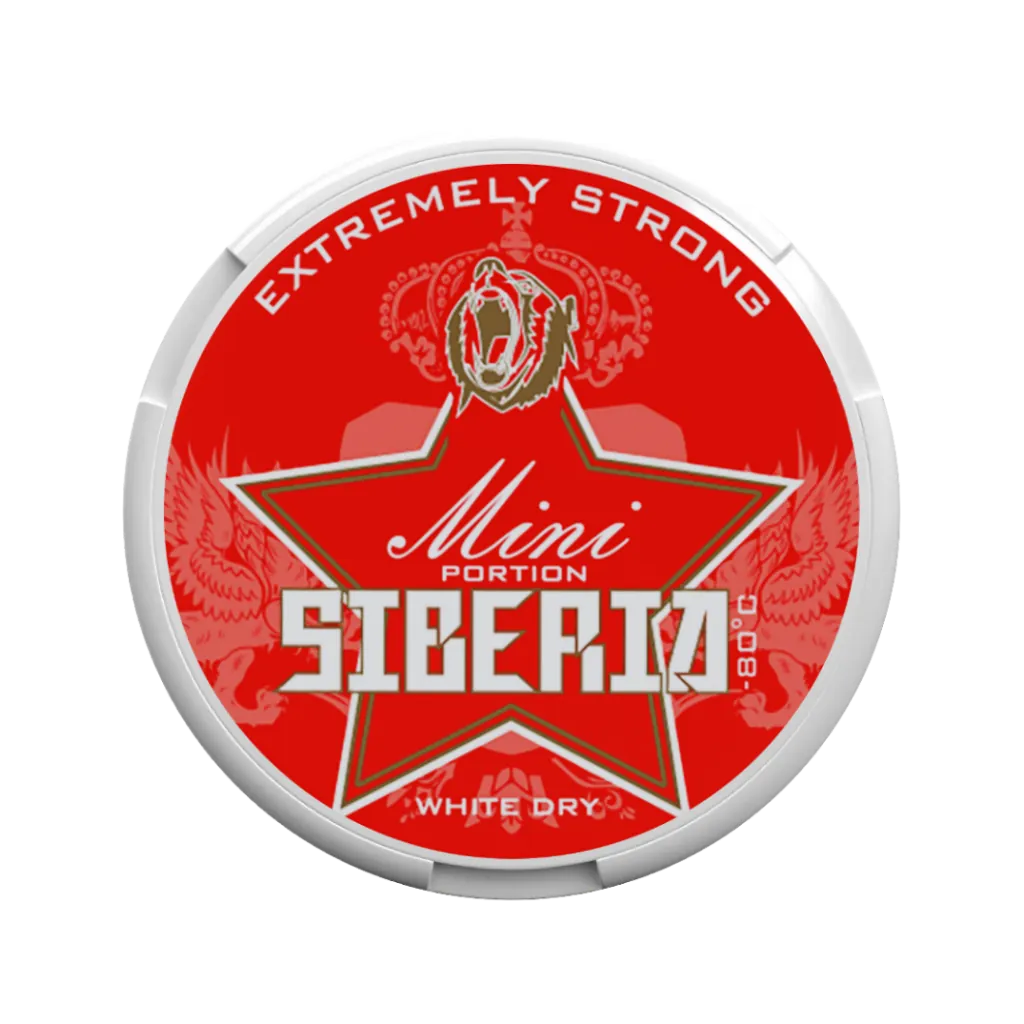 Siberia -80° White Dry Red Mini Snus kaufen